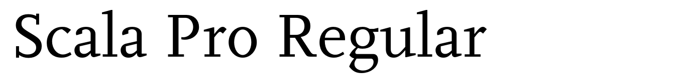 Scala Pro Regular